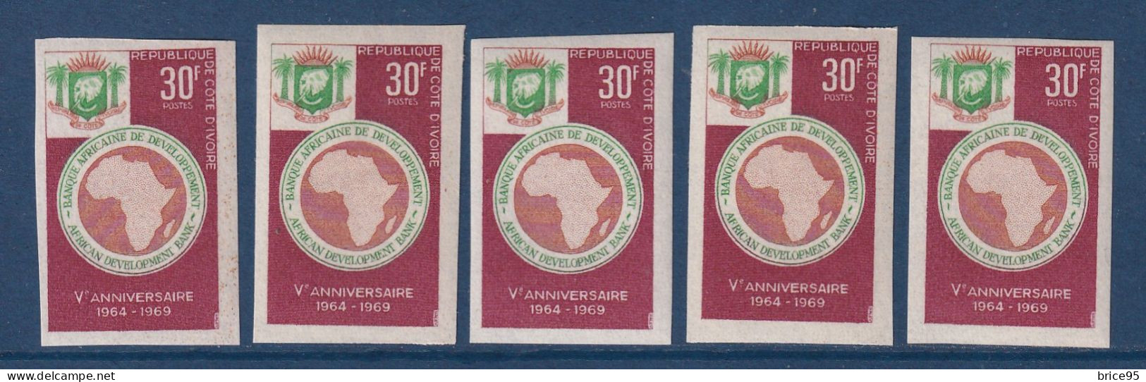 Côte D'Ivoire - YT N° 288 ** - Neuf Sans Charnière - Non Dentelé - ND - 1969 - Côte D'Ivoire (1960-...)