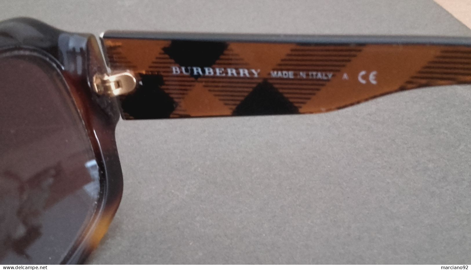 Rare Paire De Lunettes BURBERRY D'origine Made In Italy - Sonnenbrillen