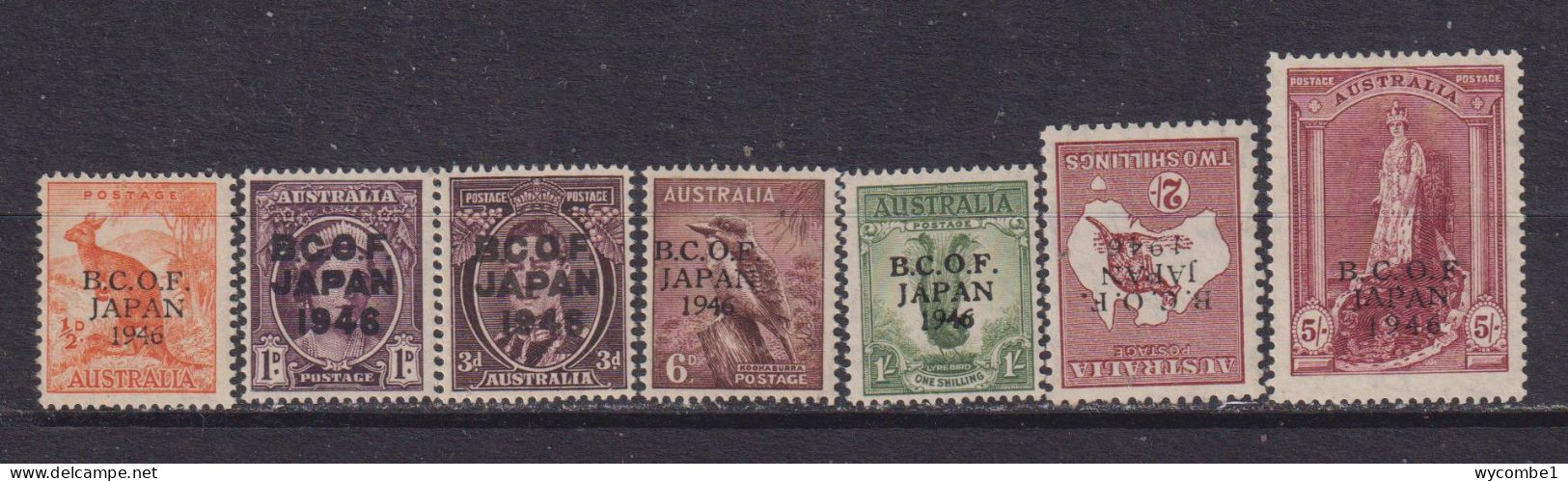 BRITISH COMMONWEALTH OCCUPATION FORCE (JAPAN) - 1946-47  Set  Lightly Hinged Mint - Japon (BCOF)