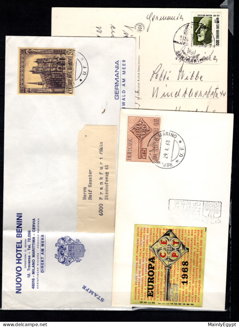 SAN MARINO - 1960s - Lot Of Postal Pieces (BB066) - Cartas & Documentos