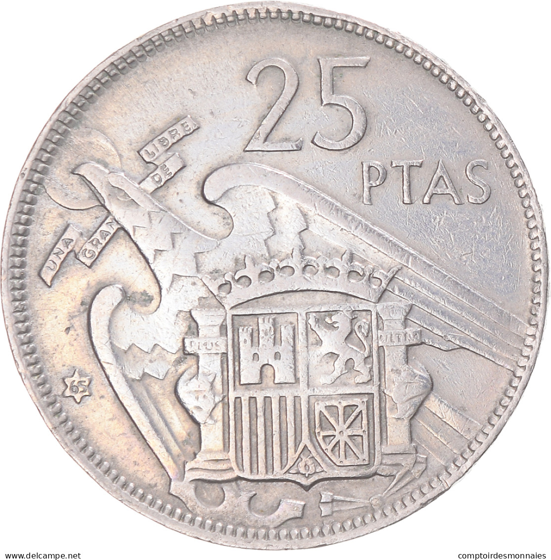 Monnaie, Espagne, 25 Pesetas, 1965 - 25 Peseta