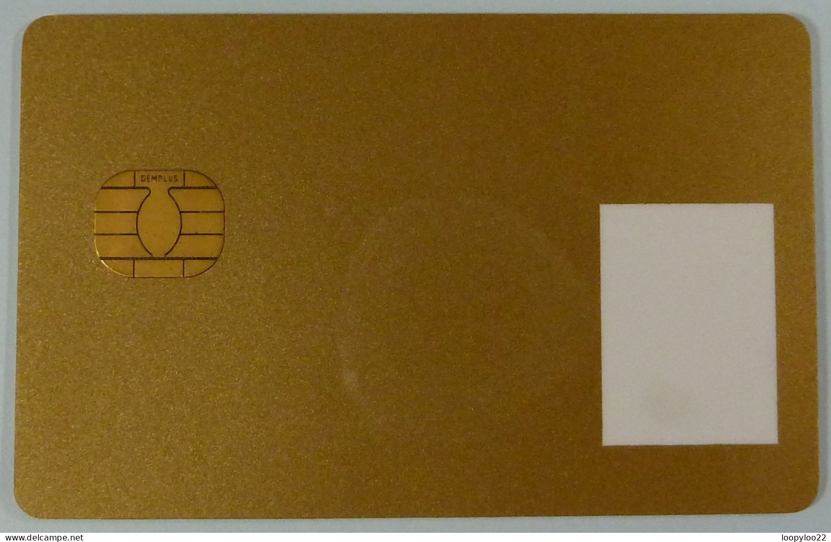 FRANCE - Gemplus - EMV - Test / Prototype - Gold - Ad Uso Interno