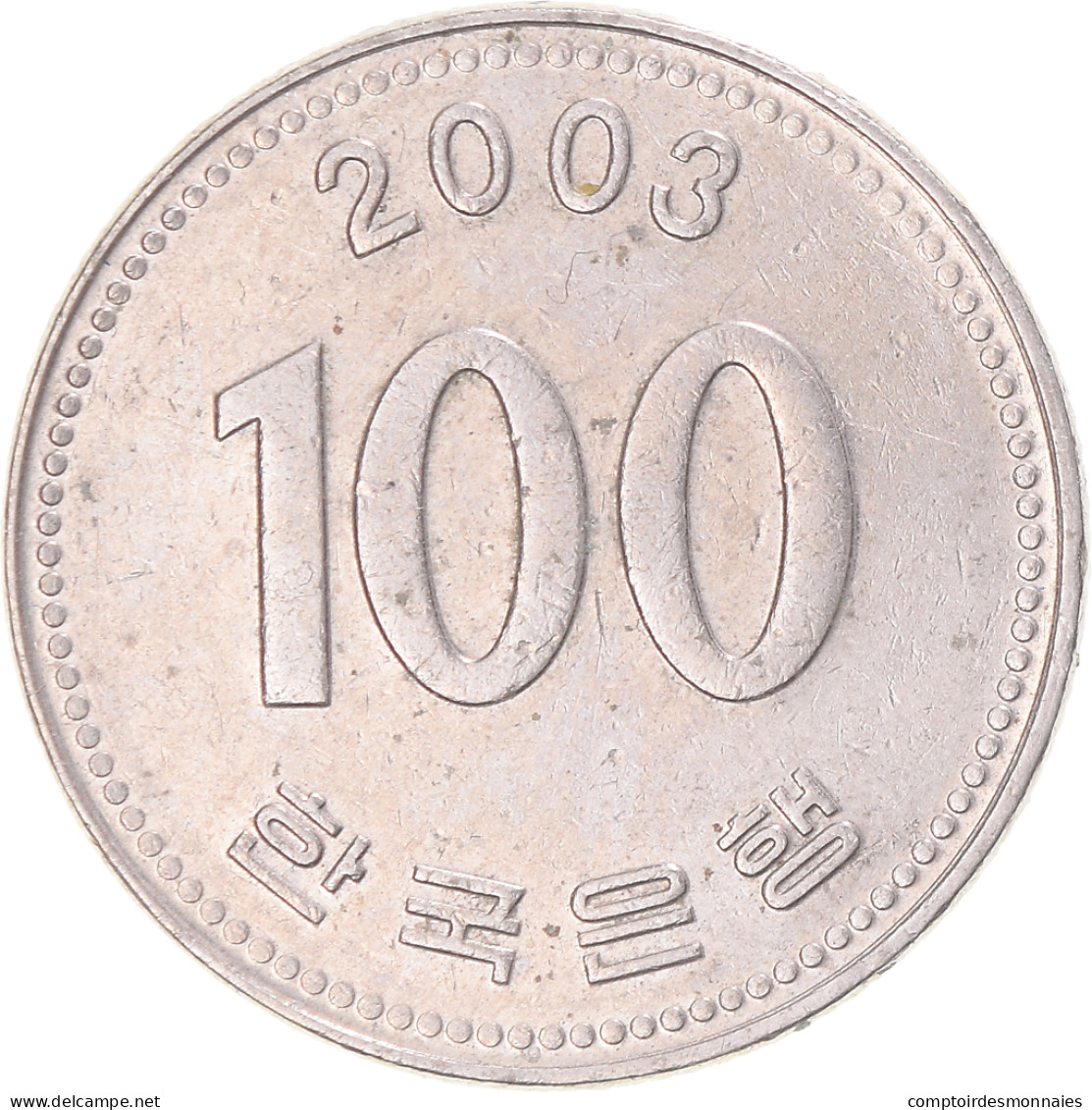 Monnaie, Corée, 100 Won, 2003 - Corea Del Sud