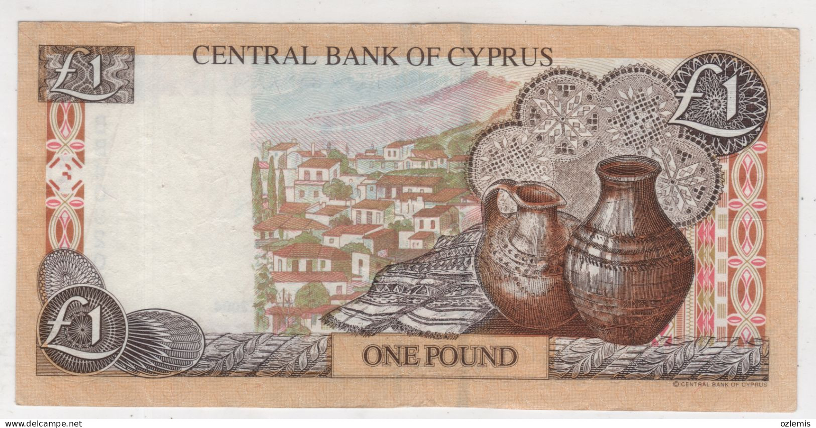 CYPRUS,CHYPRE ,ONE POUND,VF ,USED - Chypre