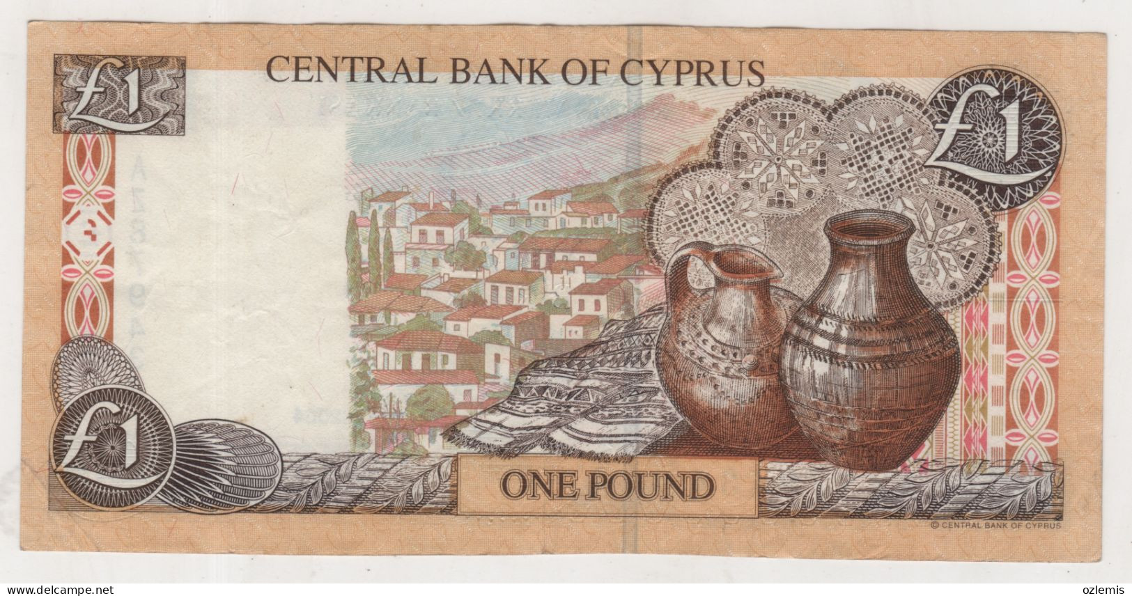 CYPRUS,CHYPRE ,ONE POUND,VF ,USED - Chypre