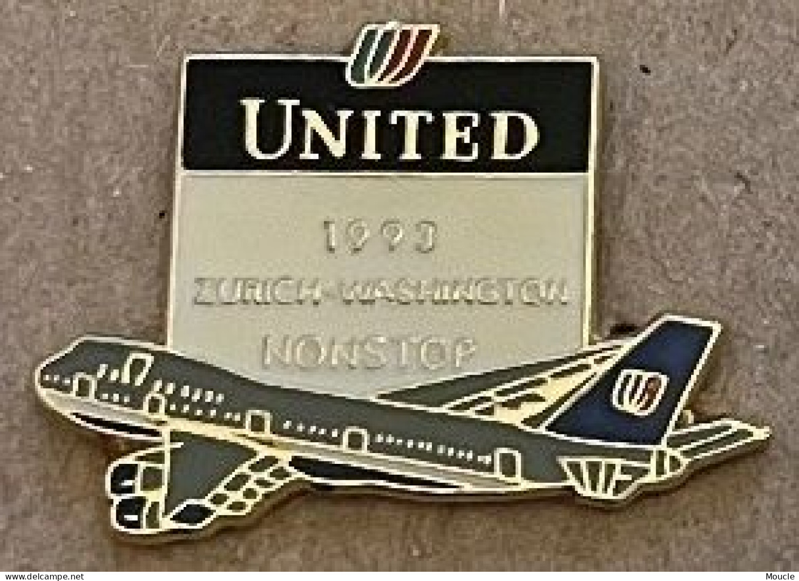 COMPAGNIE AERIENNE UNITED - 1993 ZÜRICH - WASHINGTON NON STOP - PLANE - SUISSE - USA - ETATS UNIS D'AMERIQUE -  (32) - Vliegtuigen