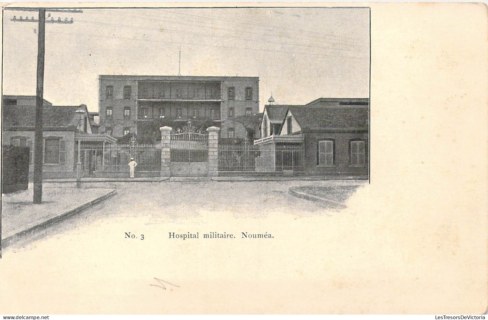 FRANCE - Nouvelle-Calédonie - Nouméa - Hospital Militaire - Carte Postale Ancienne - Nouvelle Calédonie