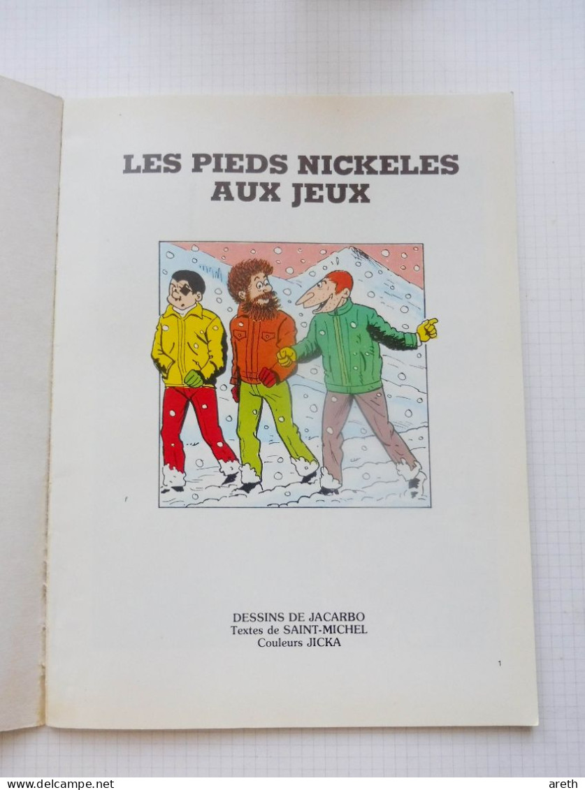 BD ~ Les Pieds Nickelés Aux Jeux ~ Album N°6 ~ 1983 - Pieds Nickelés, Les