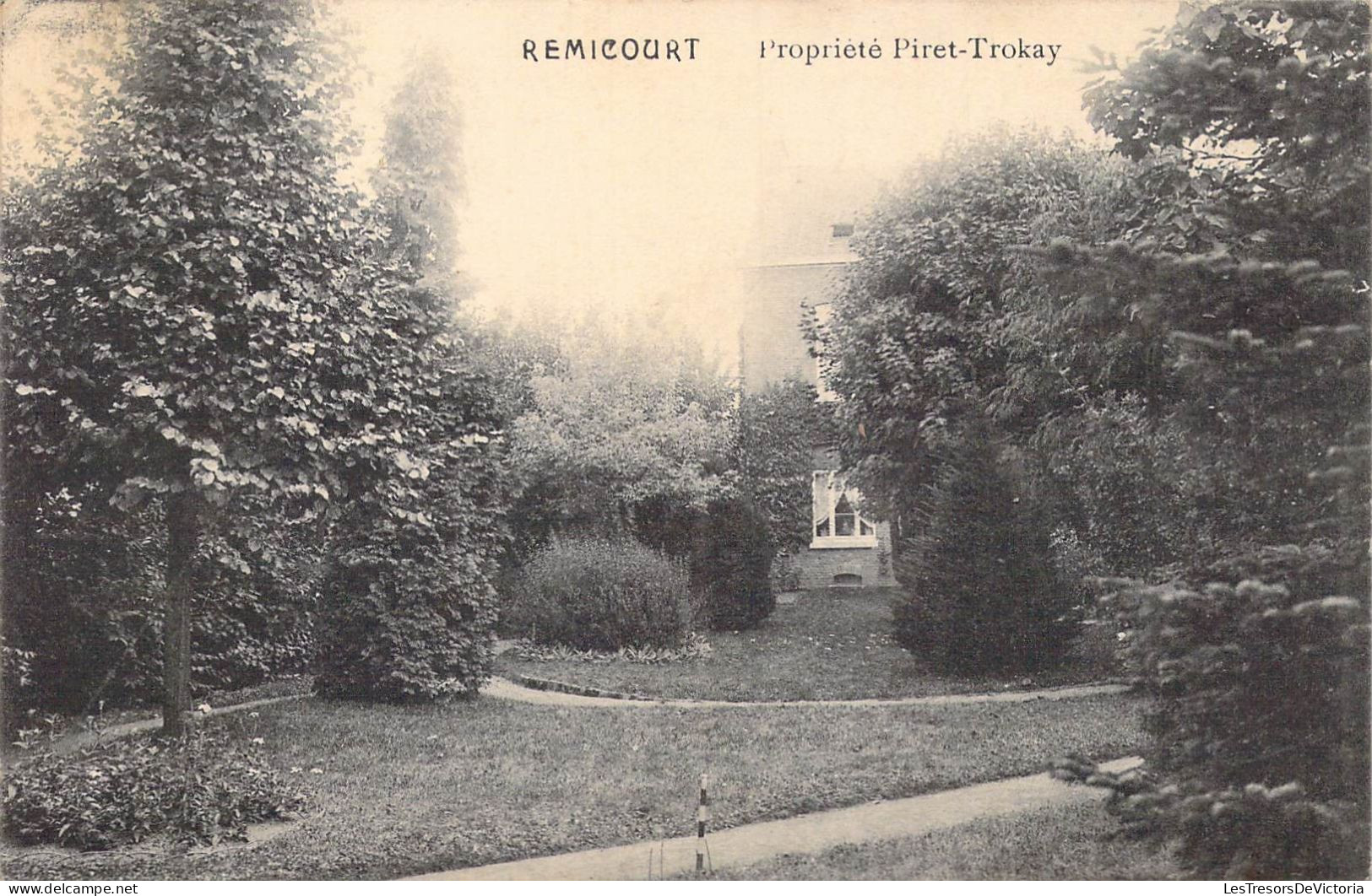 BELGIQUE - Remicourt - Propriété Piret-Trokay - Carte Postale Ancienne - Remicourt