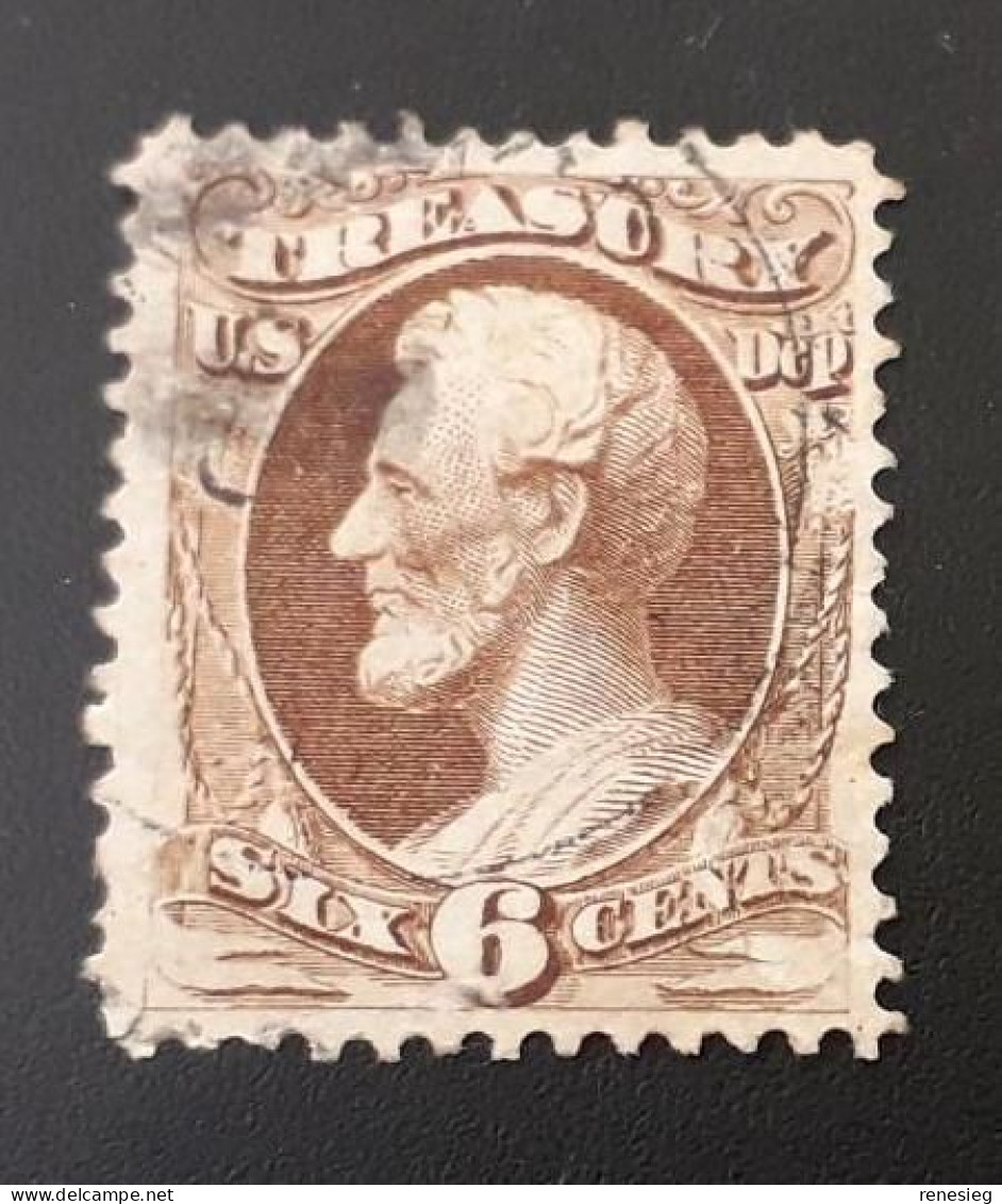 1873 Treasury Trésor 6c Yv 85 - Oficial