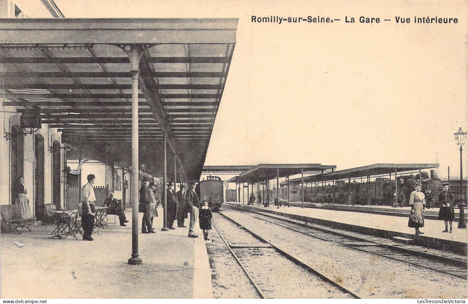 FRANCE - 10 - Romilly-sur-Seine - La Gare - Vue Intérieure - Carte Postale Ancienne - Romilly-sur-Seine