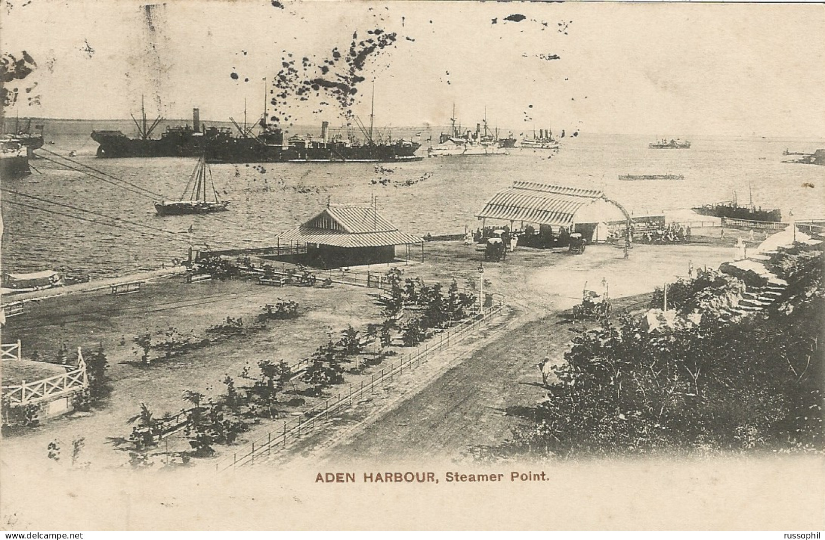 YEMEN - ADEN HARBOUR. STEAMER POINT - 1903 - Yémen