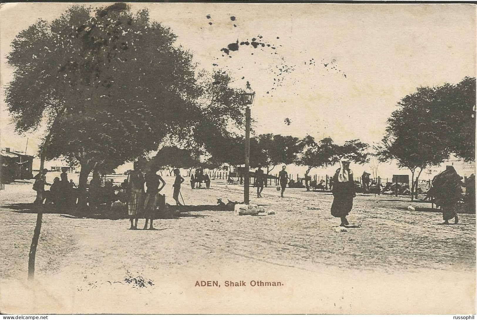 YEMEN - ADEN. SHEIKH OTHMAN - ANIMATED SCENERY - 1903 - Yémen