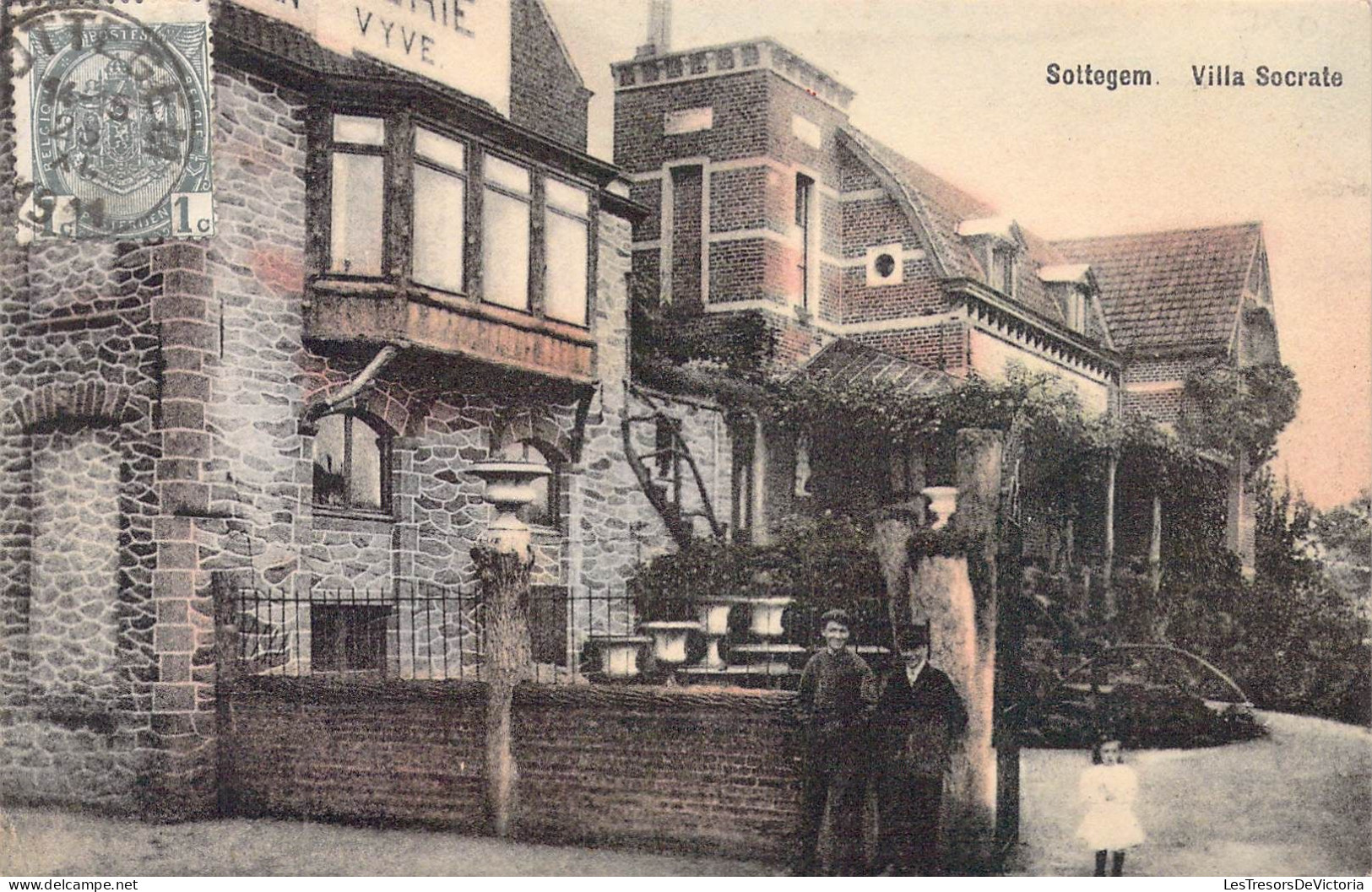 BELGIQUE - Sottegem - Villa Socrate - Carte Postale Ancienne - Zottegem