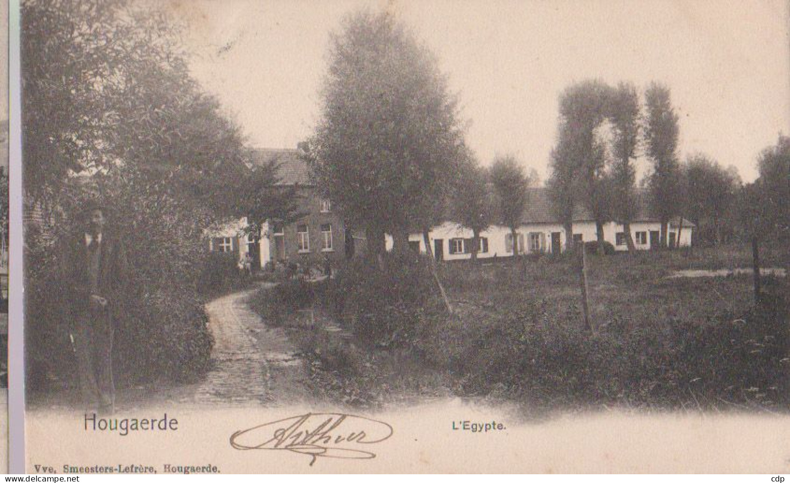 Cpa Hougaerde  1904 - Hoegaarden