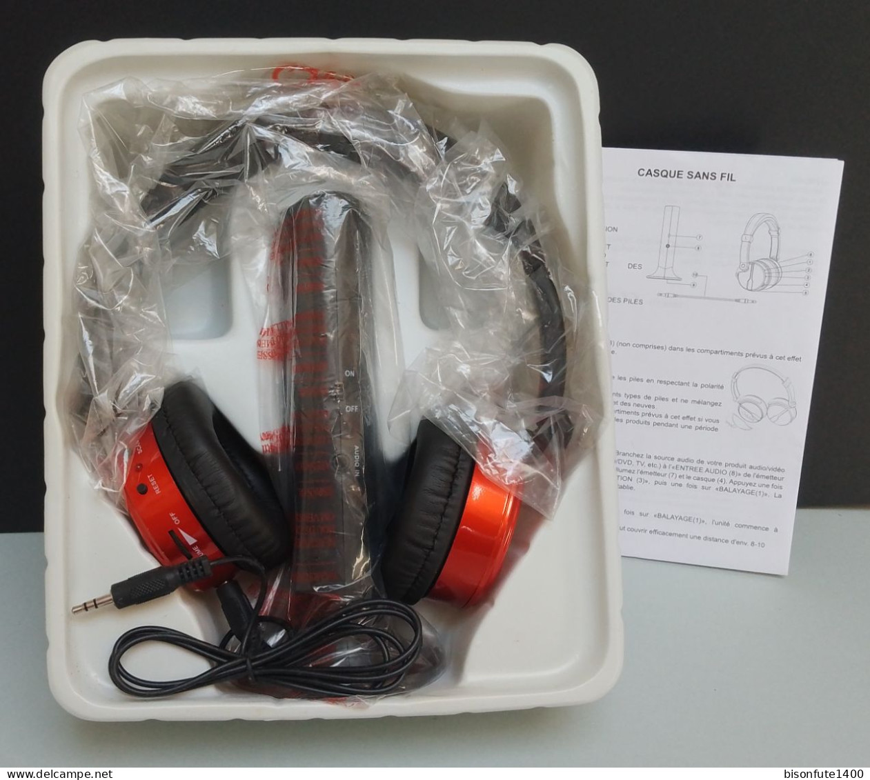 Casque Audio Sans Fil Neuf N'ayant Jamais été Utilisé Et Encore Sous Cellophane ( Voir Photo ). - Objets Dérivés