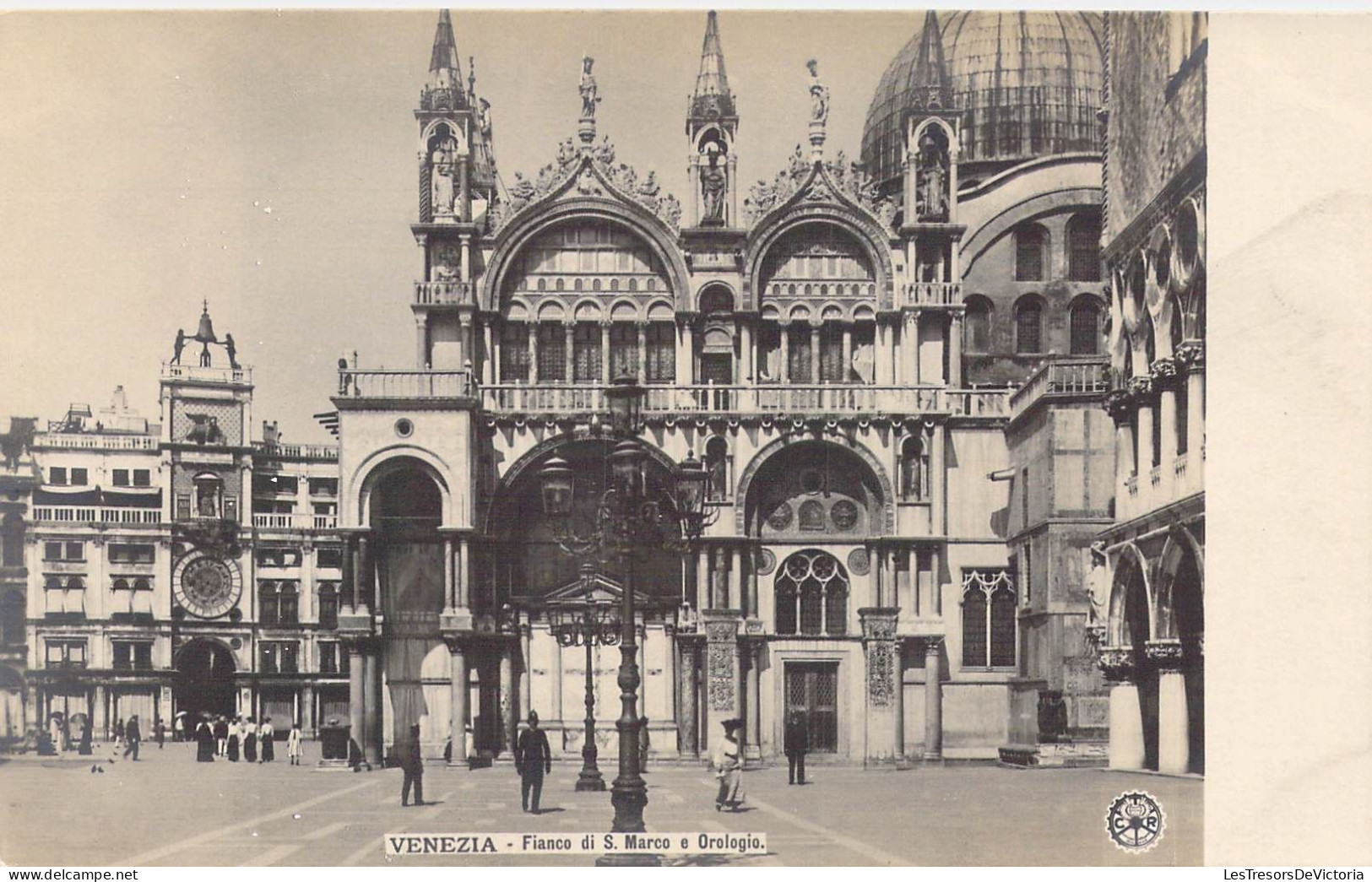 ITALIE - Venezia - Fianco Di S. Marco E Orologio - Carte Postale Ancienne - Venezia (Venice)