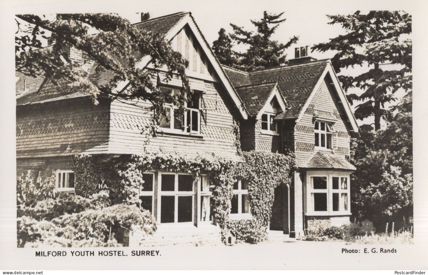 Milford YMCA Youth Hostel Surrey Real Photo Old Postcard - Surrey