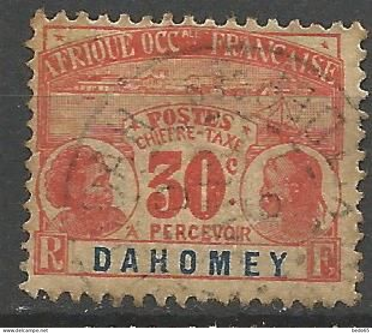 DAHOMEY TAXE  N° 5 OBL  / Used - Autres & Non Classés