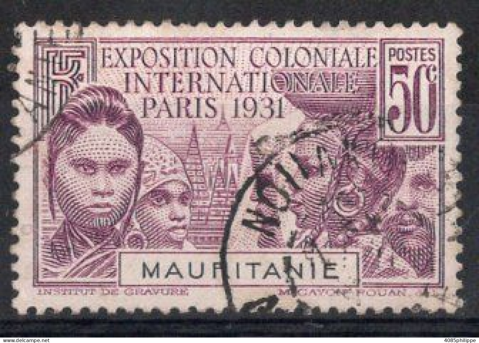 Mauritanie Timbre-poste N°63 Oblitéré TB Cote : 8€00 - Used Stamps