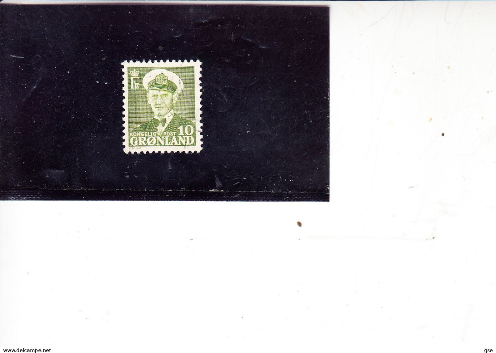 GROENLANDIA  1950- Unificato 21° - Re Federico IX - Used Stamps