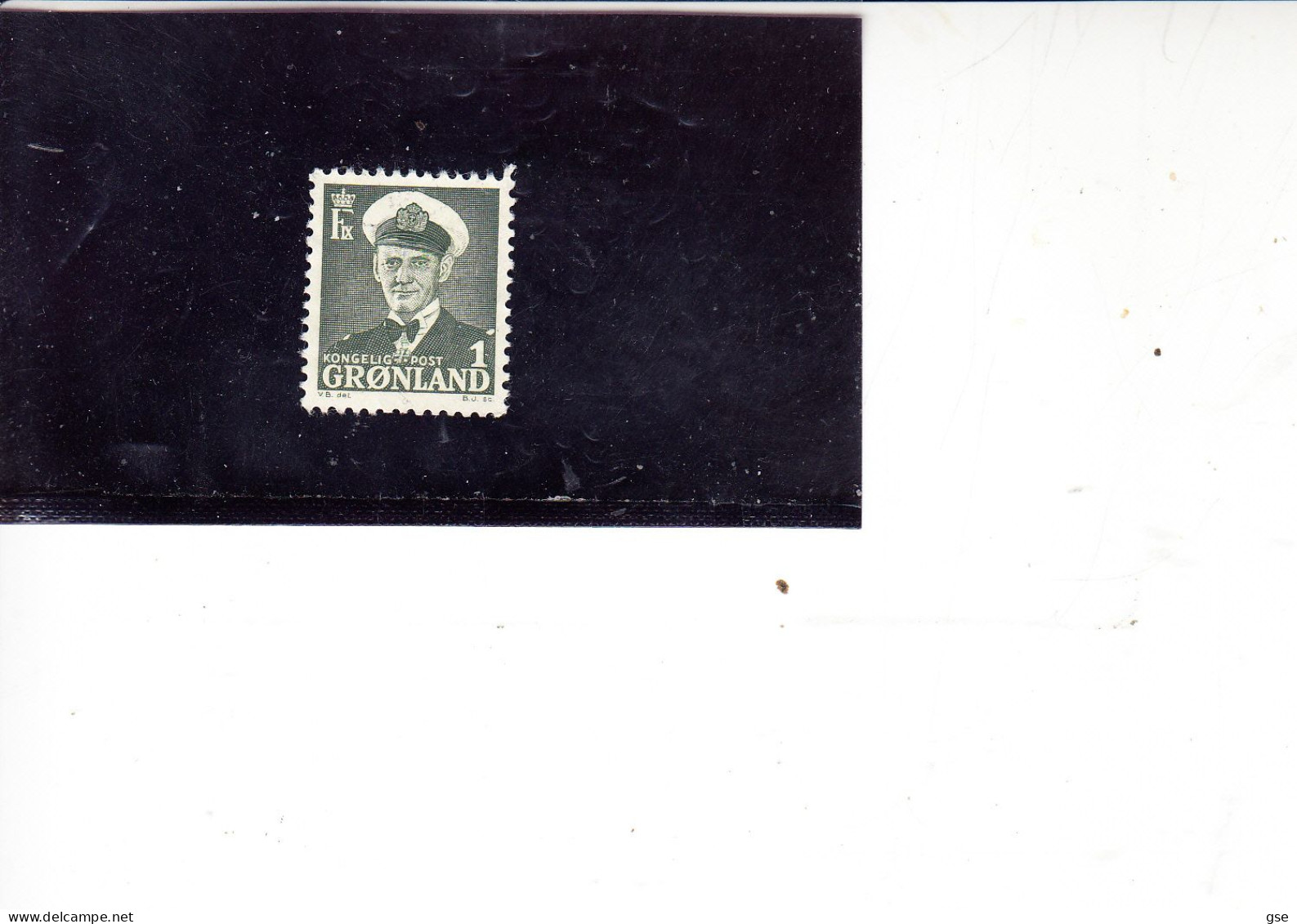 GROENLANDIA  1950- Unificato 21° - Re Federico IX - Used Stamps