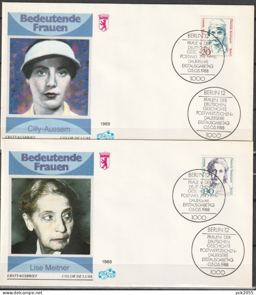 Berlin FDC 1988 Nr.811 - 812  Frauen Der Deutschen Geschichte( D 4978 )günstiger Versand - 1981-1990