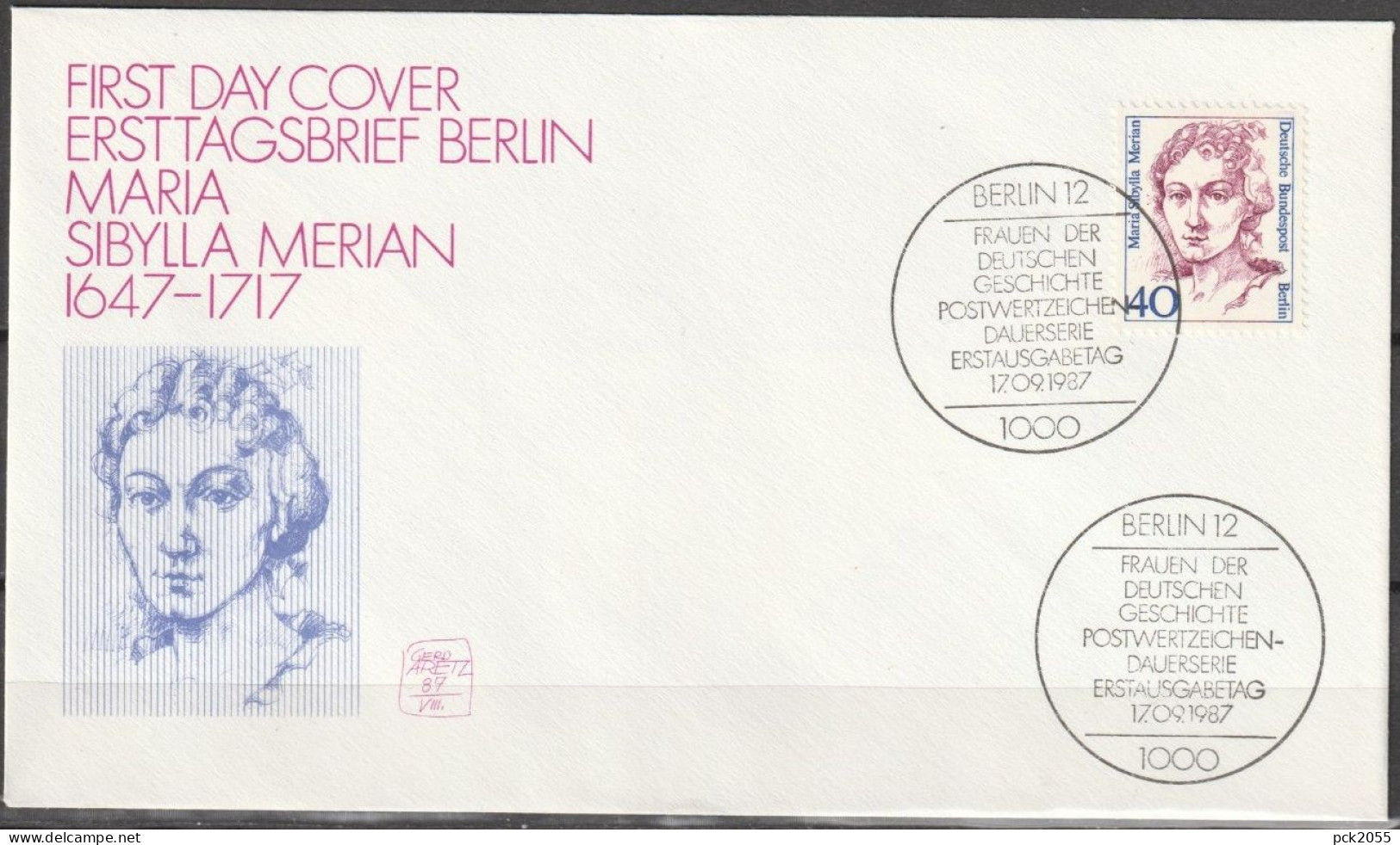 Berlin FDC 1987 Nr.788  Frauen Der Deutschen Geschichte( D 4990 )günstiger Versand - 1981-1990