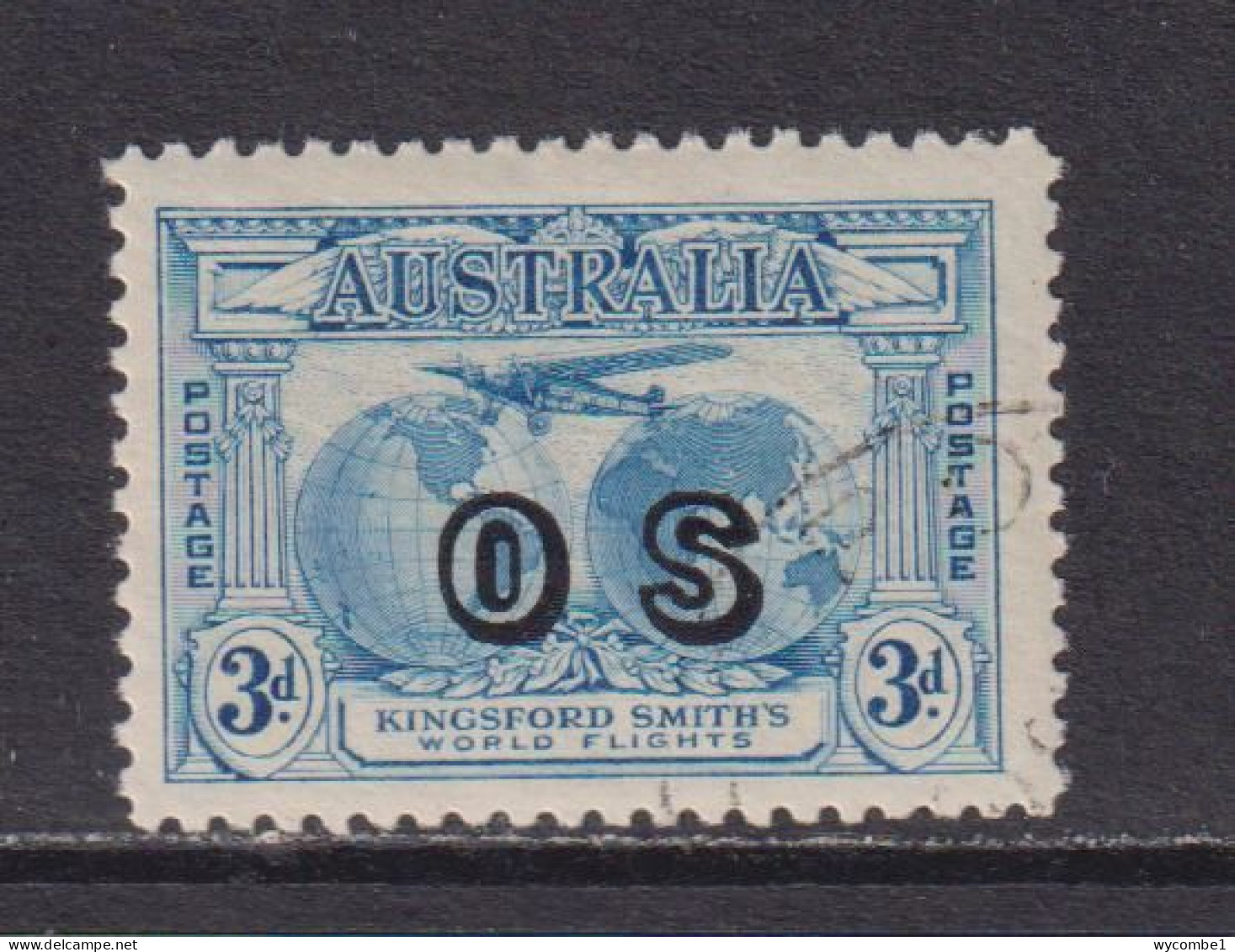 AUSTRALIA - 1931 Official 3d  Used As Scan - Dienstmarken