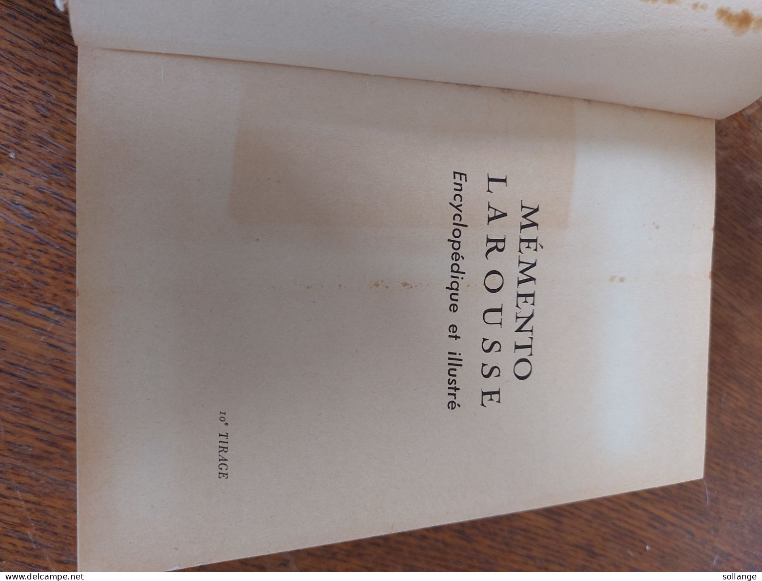Mémento Larousse 1949 - Encyclopaedia