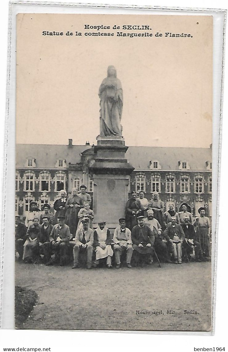 SECLIN  Statue De La Comtesse Marguerite De Flandre - Seclin