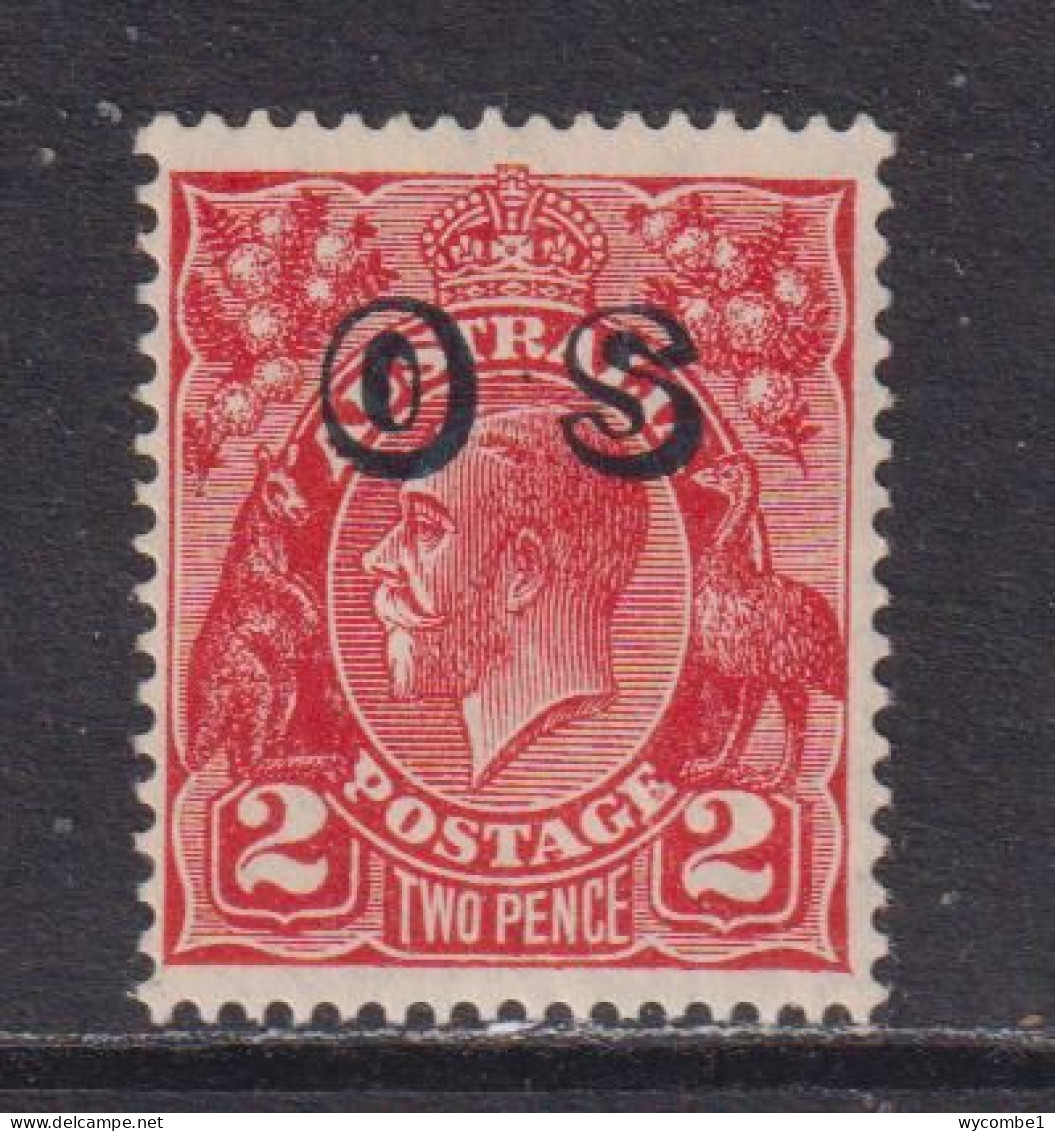 AUSTRALIA - 1932-33 Official 2d Multiple Crown Watermark Hinged Mint - Servizio