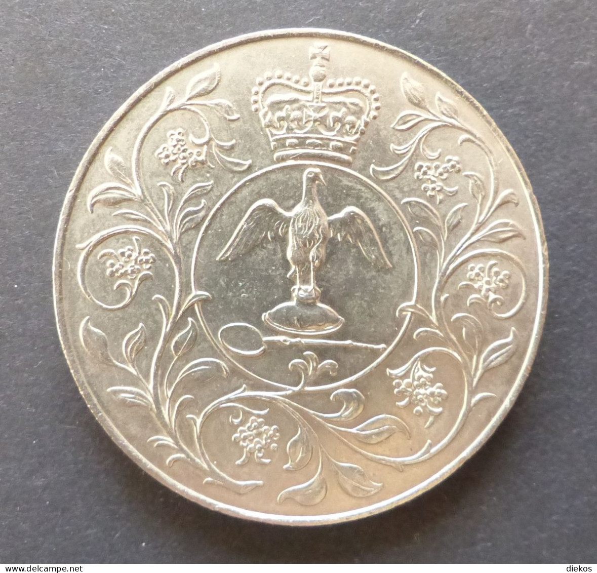 GREAT BRITAIN  25 NEW PENCE 1977  ELIZABETH II  SILVER JUBILEE 38 Mm  #m249 - 25 New Pence