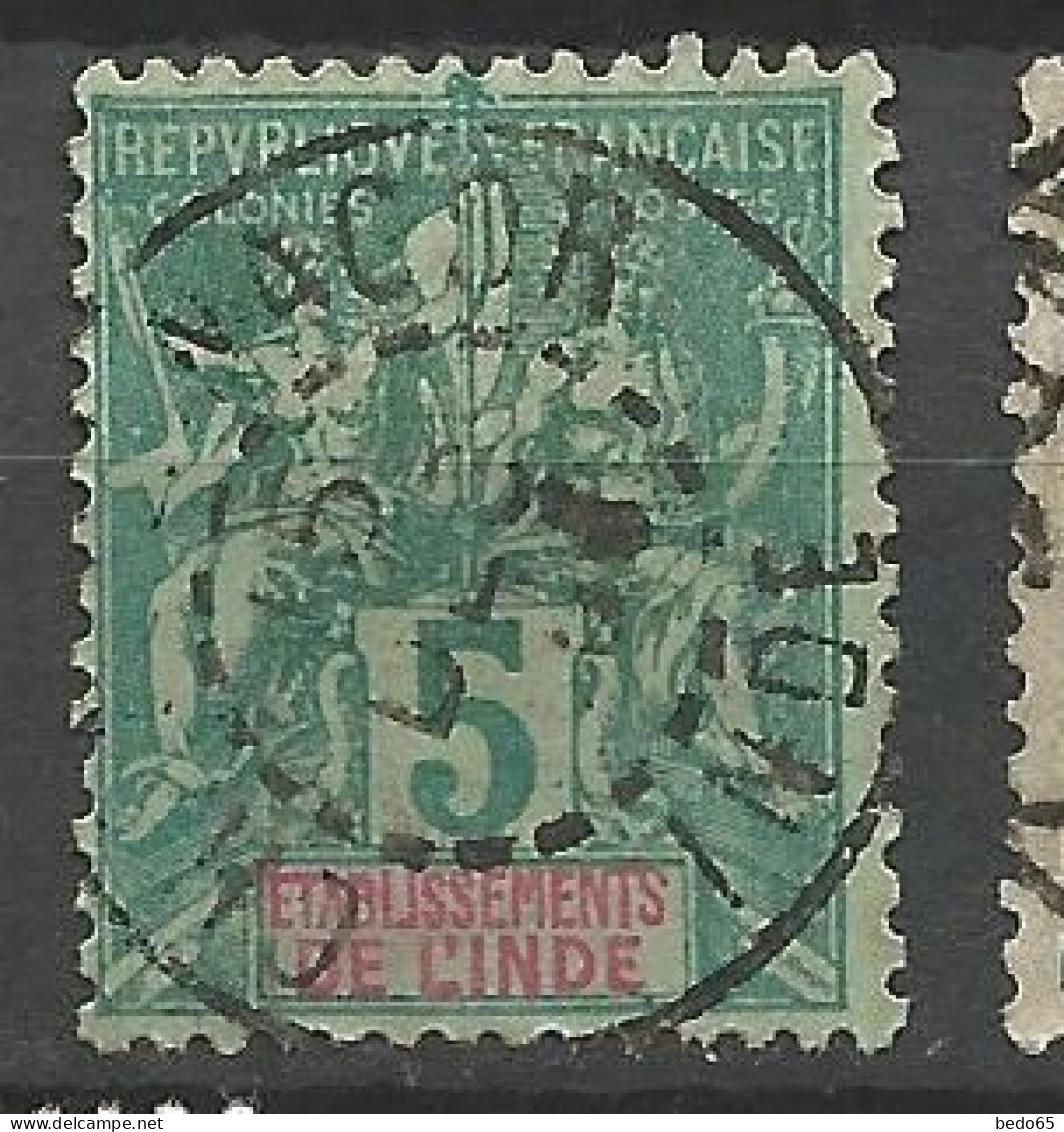 INDE N° 4 CACHET CHANDERNAGOR / Used - Used Stamps