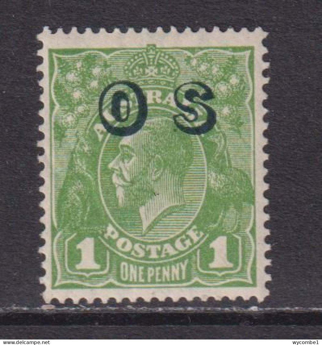 AUSTRALIA - 1932-33 Official 1d Multiple Crown Over C Of A  Watermark Hinged Mint - Officials