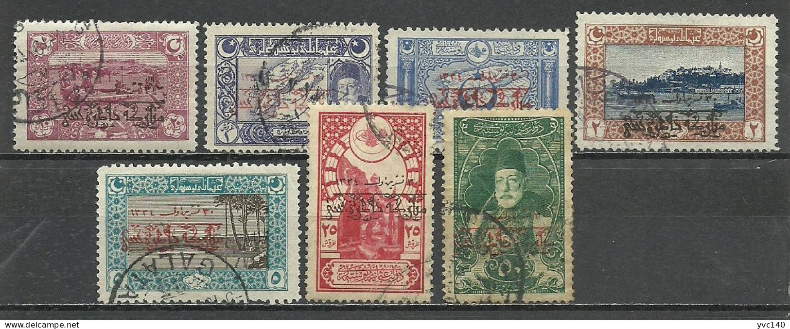 Turkey; 1919 Commemorative Stamps For The Armistice - Oblitérés