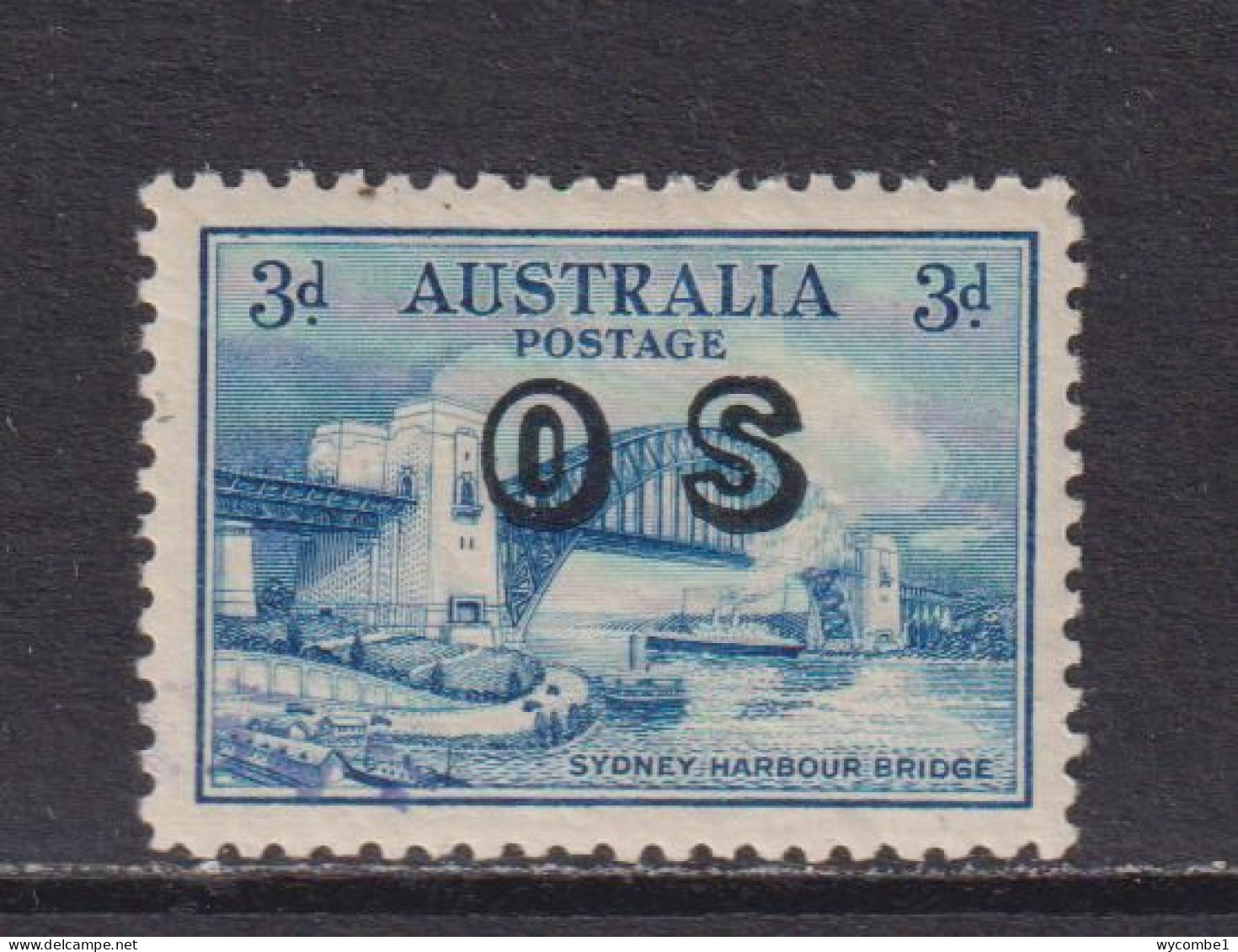 AUSTRALIA - 1932-33 Official 3d No Watermark Hinged Mint - Dienstmarken