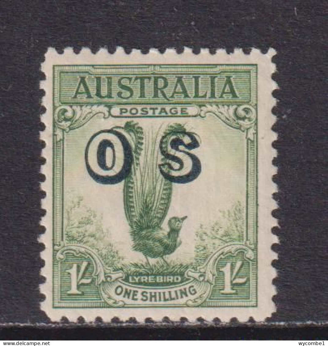 AUSTRALIA - 1932-33 Official 1s No Watermark Hinged Mint - Servizio