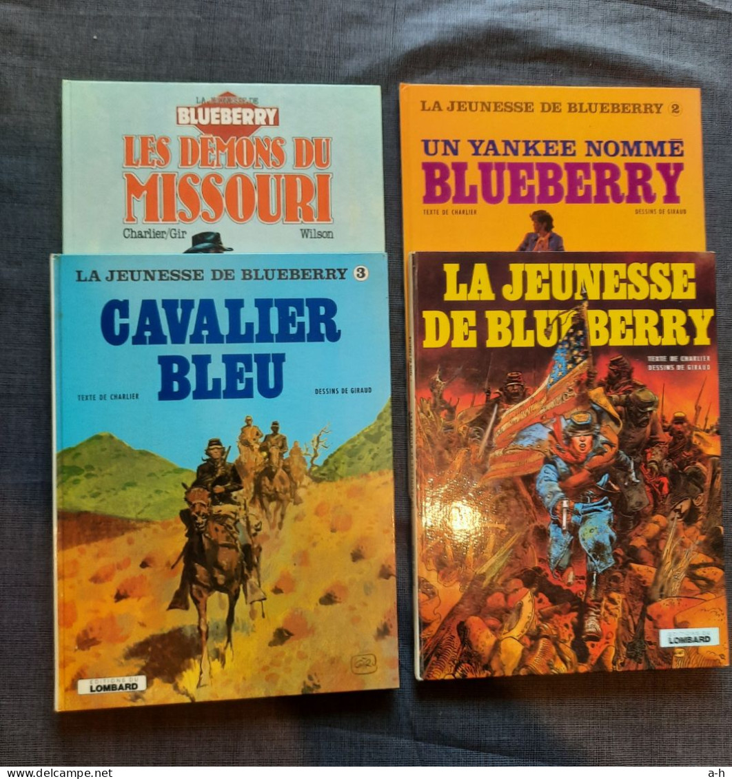 La Jeunesse De Blueberry Tome 1 à 4 . 4X EO. TB/TTB. - Blueberry