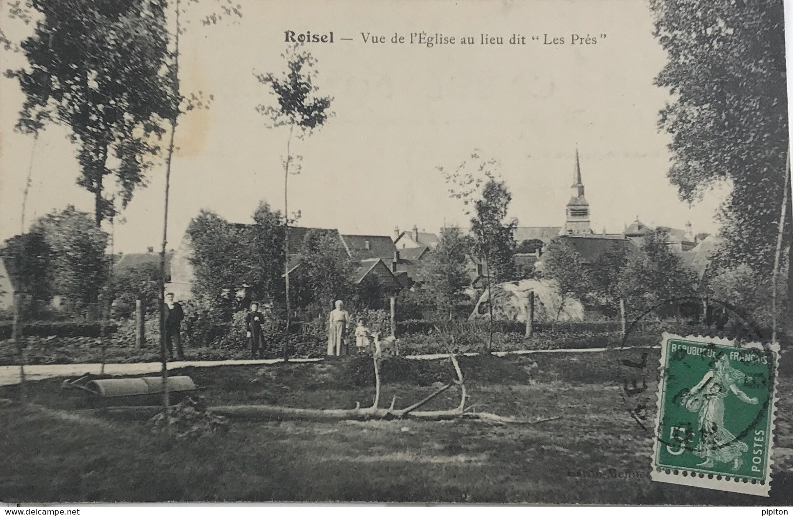 Vue De L Eglise Au Lieu-dit Les Près - Roisel