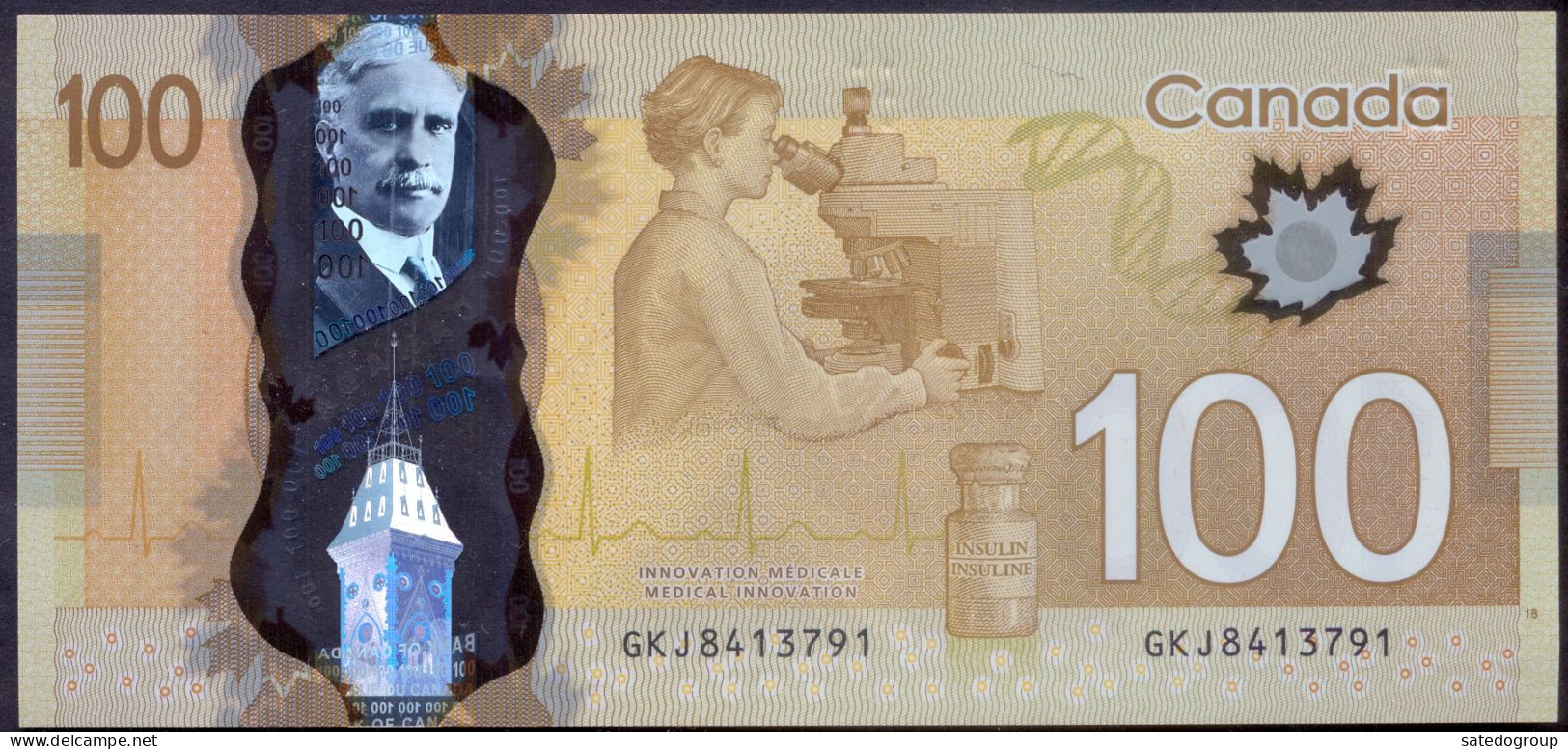 Canada 100 Dollars 2011 UNC P- 110c Polymer - Canada