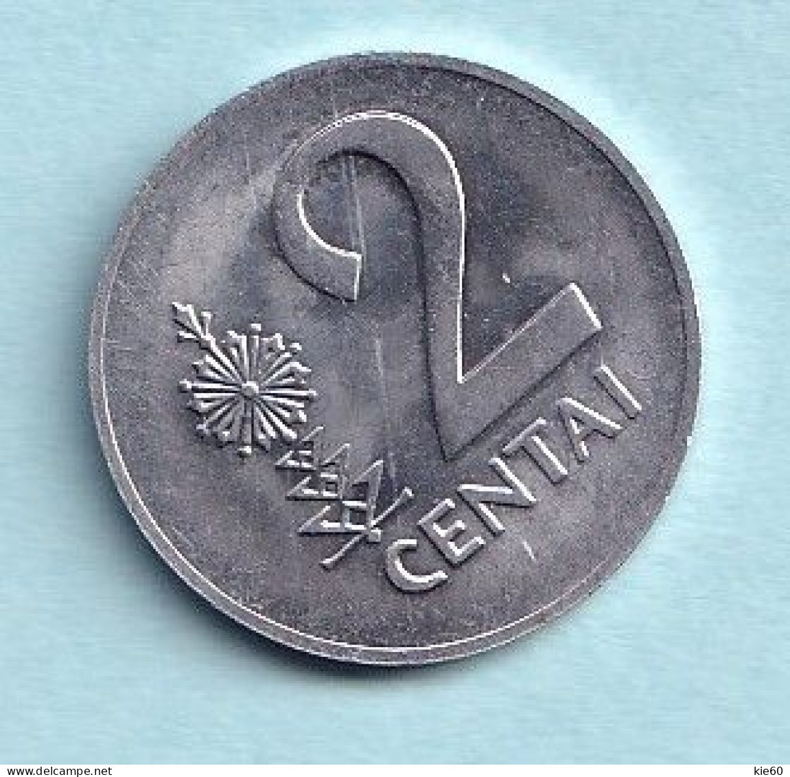 Lithuania -  1991 -  5 Centai    KM 87 - Lituania