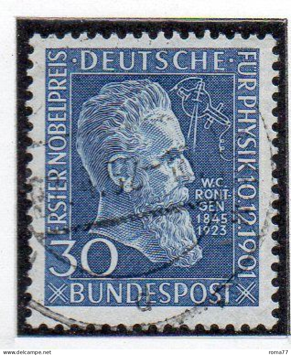 OS - GERMANIA FEDERALE 1951 , Serie Rontgen N. 33 Usata (BIG30) - Gebraucht