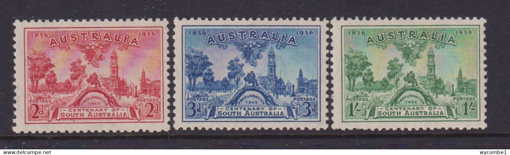 AUSTRALIA - 1936 Centenary Of South Australia Set Never Hinged Mint - Nuevos