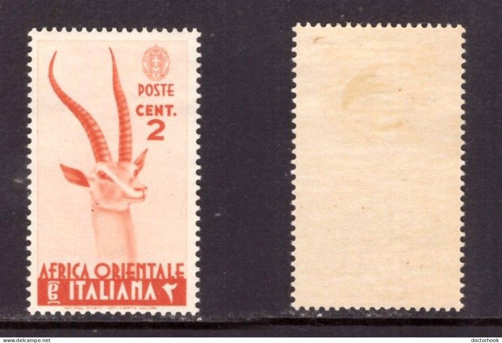 ITALIAN EAST AFRICA   Scott # 1* MINT HINGED (CONDITION AS PER SCAN) (Stamp Scan # 956-2) - Africa Orientale