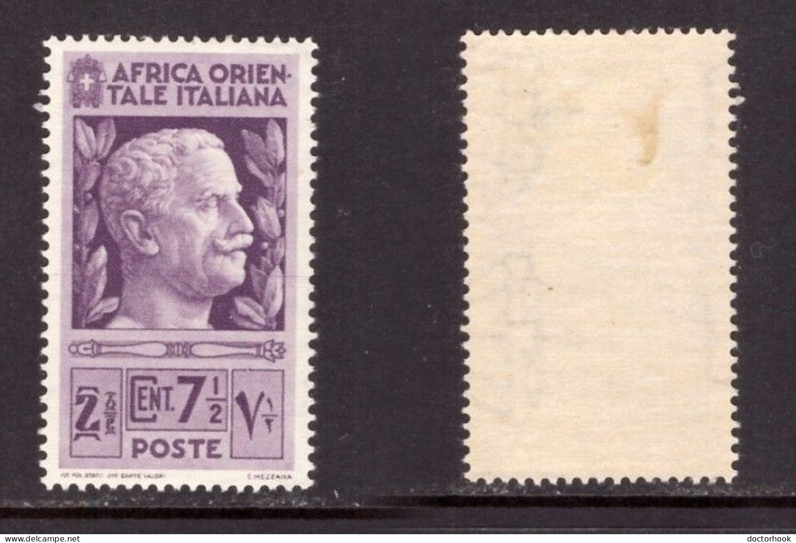 ITALIAN EAST AFRICA   Scott # 3* MINT HINGED (CONDITION AS PER SCAN) (Stamp Scan # 956-6) - Ostafrika