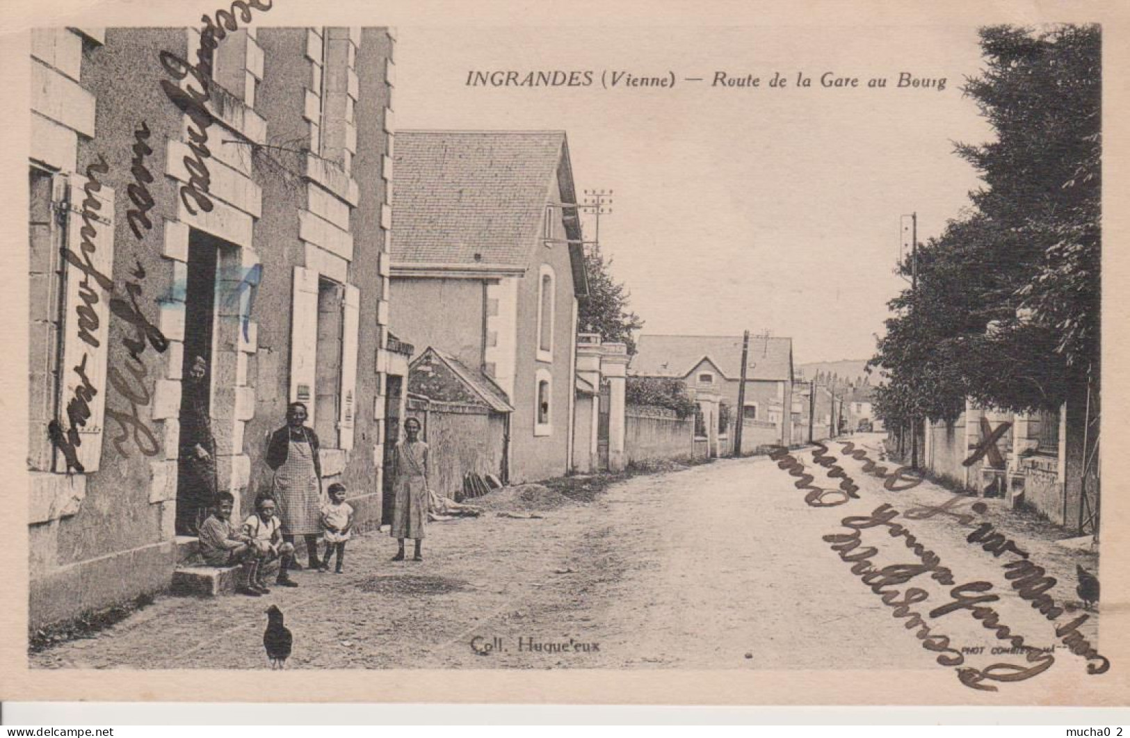 86 - INGRANDES - ROUTE DE LA GARE AU BOURG - Ingrandes