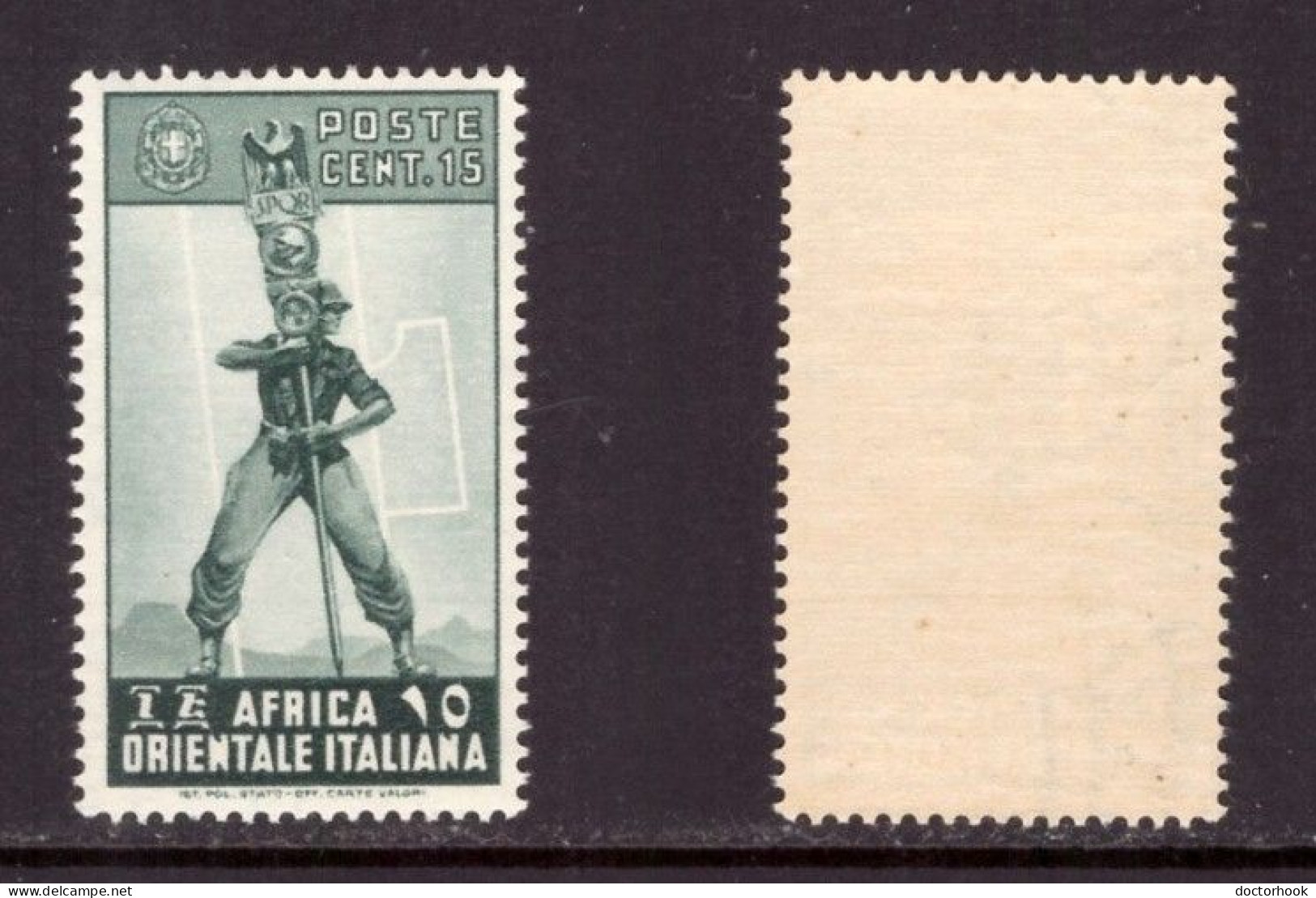 ITALIAN EAST AFRICA   Scott # 5** MINT NH (CONDITION AS PER SCAN) (Stamp Scan # 956-11) - Africa Oriental