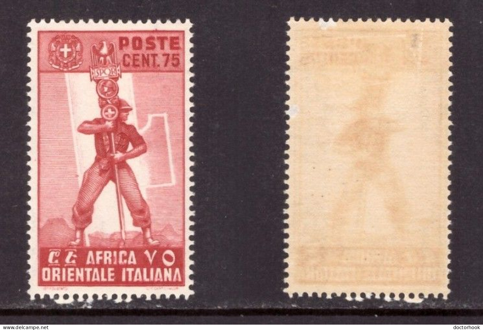 ITALIAN EAST AFRICA   Scott # 11* MINT HINGED (CONDITION AS PER SCAN) (Stamp Scan # 956-14) - Africa Oriental