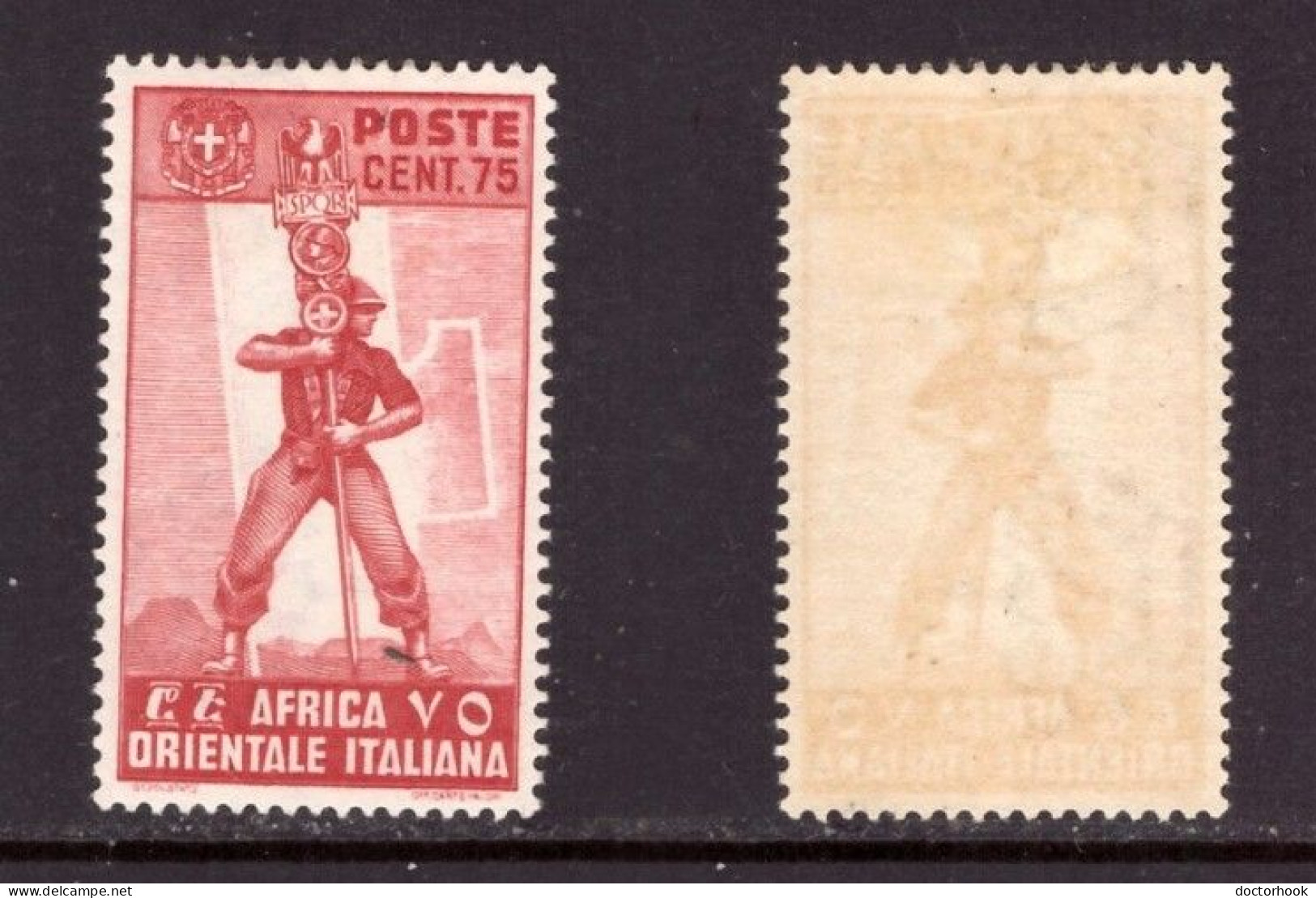 ITALIAN EAST AFRICA   Scott # 11* MINT LH (CONDITION AS PER SCAN) (Stamp Scan # 956-16) - Eastern Africa